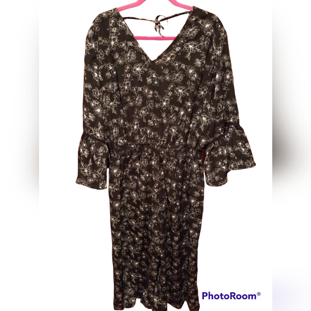 Ava & Liv Wideleg Jumpsuit Size 2x